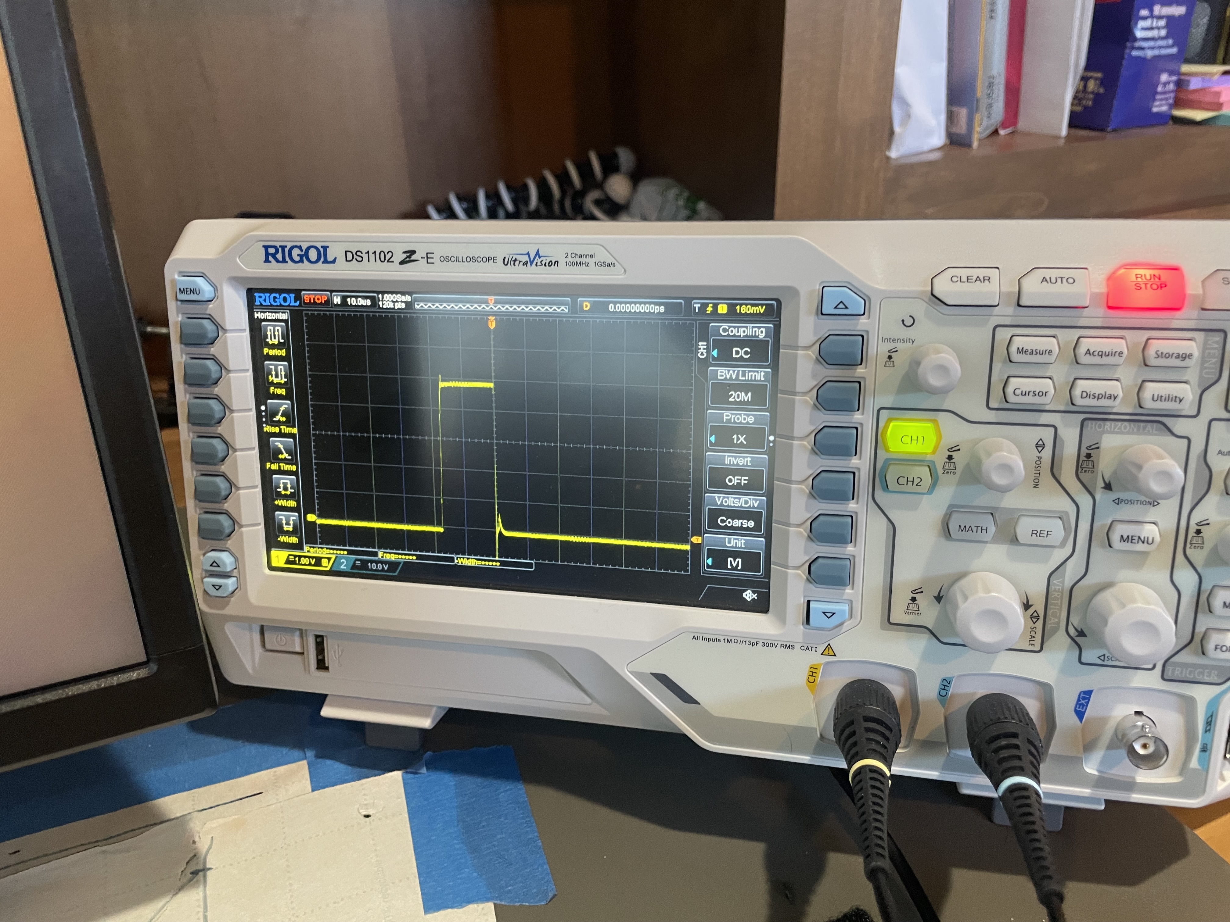 Trigger Signal on Oscilloscope